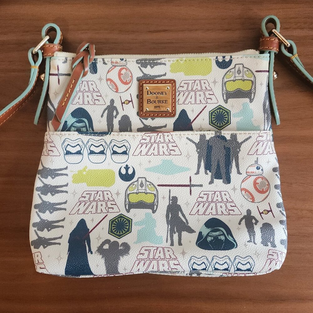 Dooney & Bourke Disney Star Wars Force Awakens Crossbody Carrier Purse Bag 2016